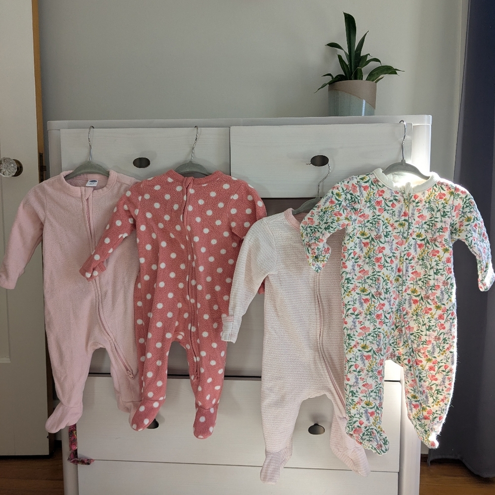 Old Navy 3-6 Month Pajamas Fleece, Thick